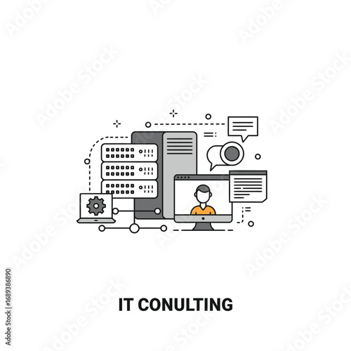 IT Consulting: Online Support and Data Server Management