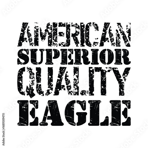 American superior quality eagle, Vintage American Eagle Superior Quality Illustration