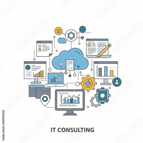Cloud Computing Network IT Consulting Data Analysis