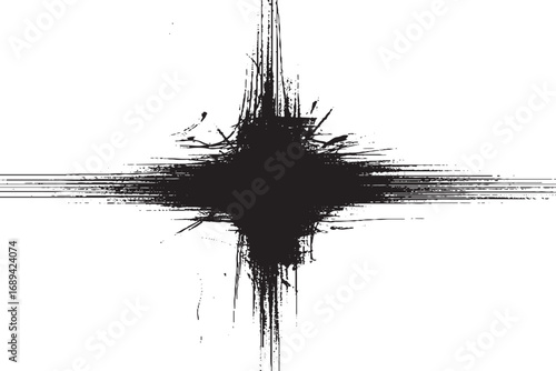 Abstract Ink Burst