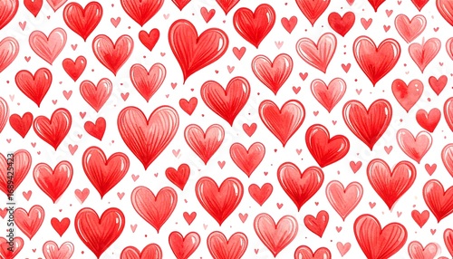 Hearts pattern
