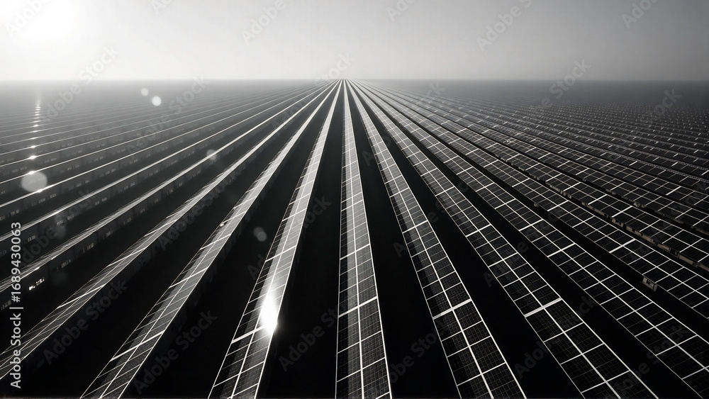 Fototapeta premium Abstract Grids of Tomorrow's Energy