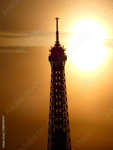 Eiffel tower Sunset