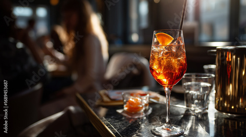A spritz in a bar