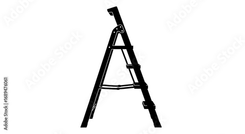 ladder, stepladder, tool, climb, stairs, construction, repair, work, height, access, platform, equipment, support, safety, household, utility, folding, step, handyman, DIY, workshop, builder, carpente