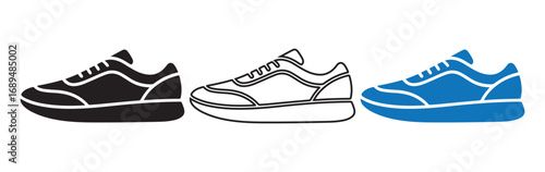 Collection shoes icon. Vector eps 10