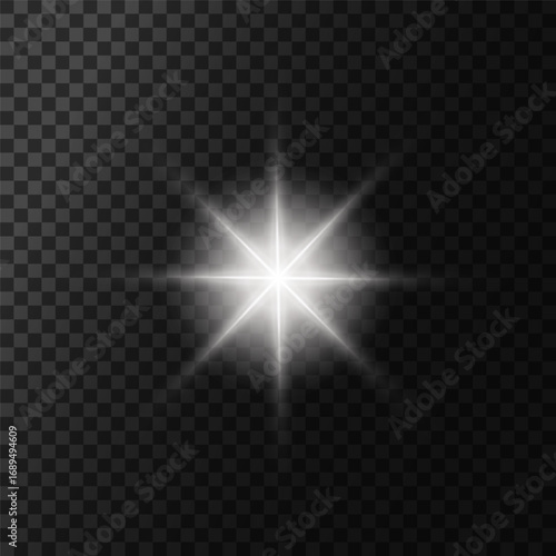 Lens Flare, light glow effect. sun or realistic shining star with backlight effect.
bokeh glitter and sparkles or sparkles on transparent background.