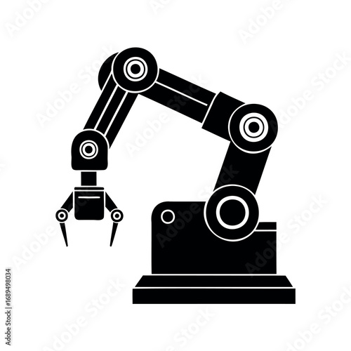 Industrial robotic arm for manufacturing automation and precise industrial applications