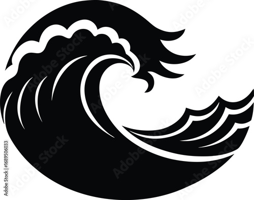 Abstract swirl pattern evokes movement and energy in a dark gradient transparent background