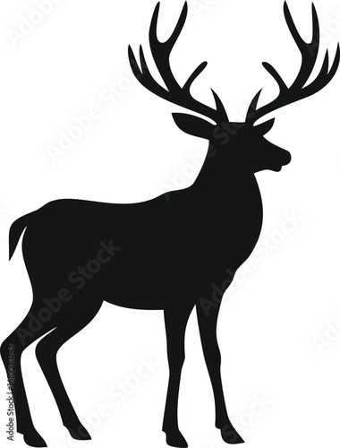 deer silhouette vector
