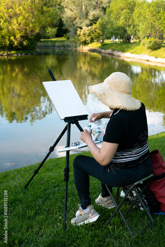 artist at work