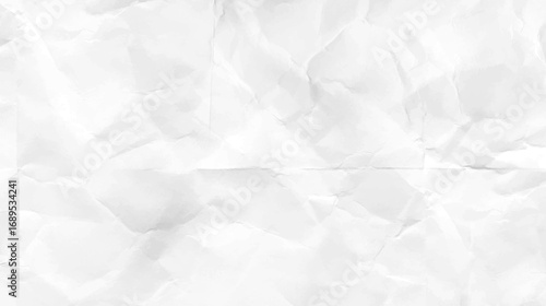 Paper texture Crumpled White. White crumpled paper texture background. Top view.