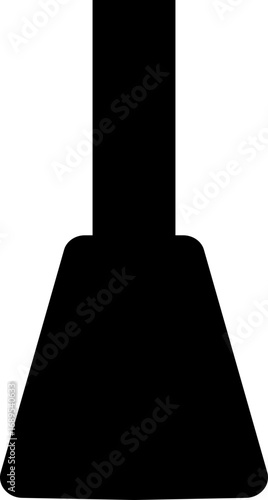Nail polish bottle icon in black silhouette style, beauty cosmetic container group, flat minimal vector collection for manicure, pedicure, and salon design