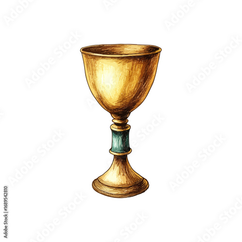 chalice hand drawn illustration