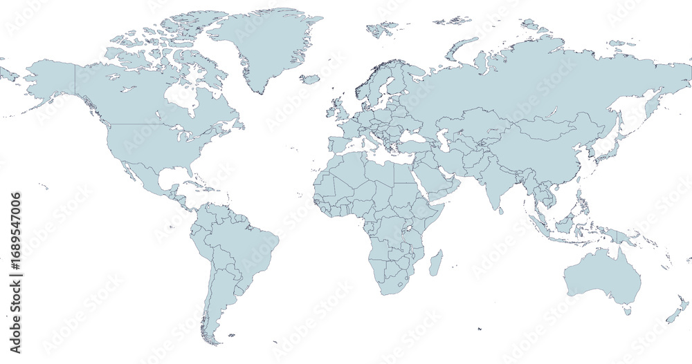 Fototapeta premium Map of the world