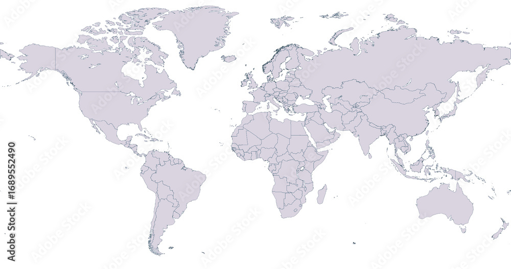 Fototapeta premium Map of the world