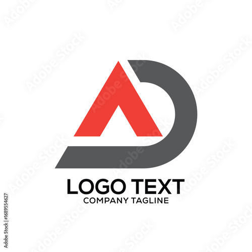 Free Download ad or da letter creative logo design icon - GFXLoad