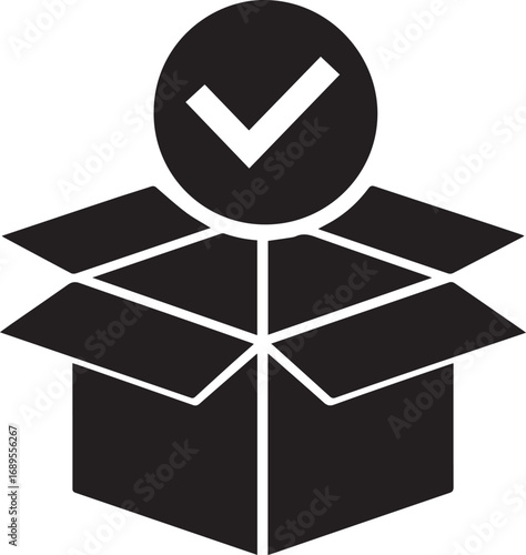 order done icon, order confirmation icon