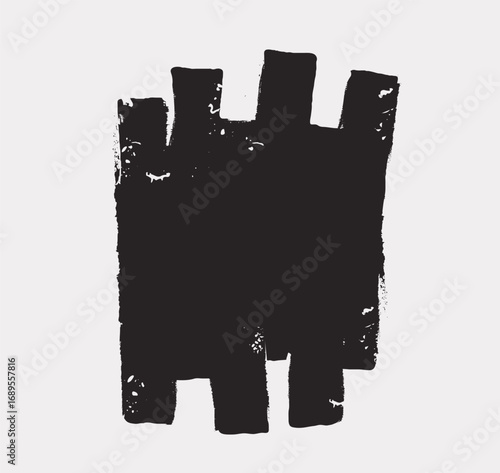 illustration of bold ink strokes as a metaphor for creativity, artistic freedom, and abstract thinking