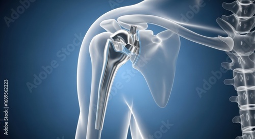 Advanced Surgical Reconstruction of the Human Shoulder Joint Prosthetic Replacement Procedure