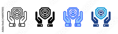 Retain Icon Set Multiple Style Collection