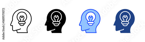Skill Icon Set Multiple Style Collection