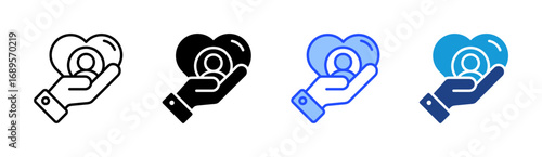 Nurture Icon Set Multiple Style Collection