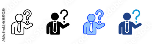 Inexperience Icon Set Multiple Style Collection