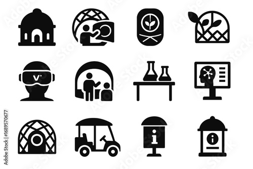 Port plant youth icon node bio vector dome ai hub viewer