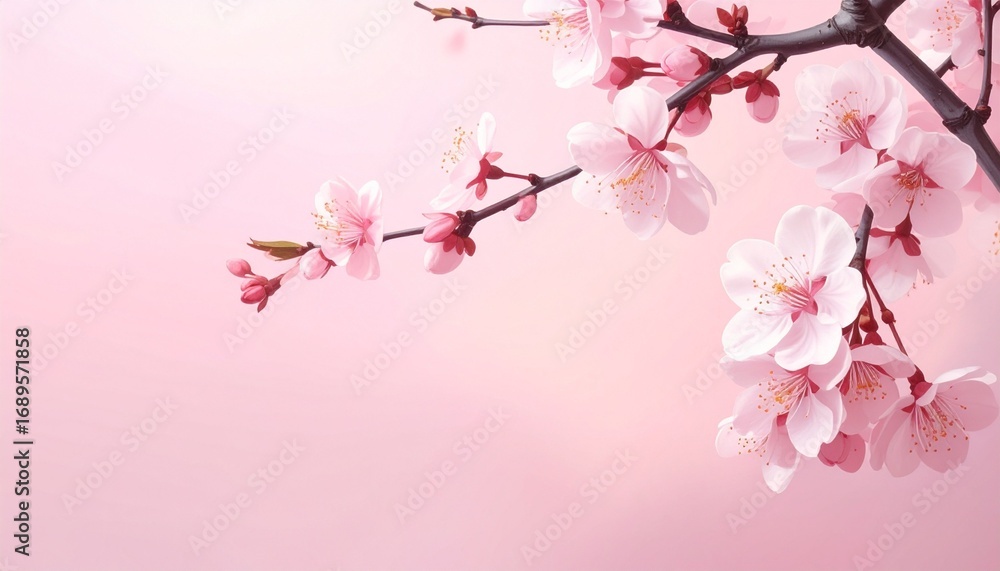 Fototapeta premium pink cherry blossoms