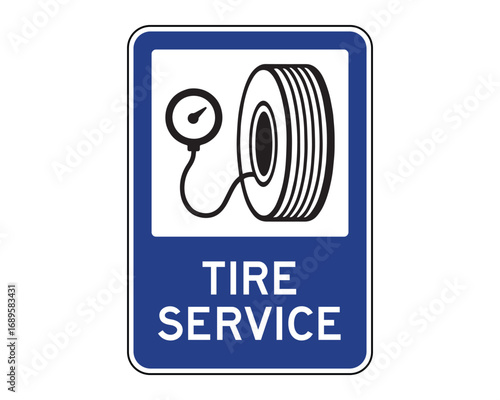 Find Reliable Tire Service Near You  Professional Tire Maintenance and Repair – High Quality Vectorial Stock Image