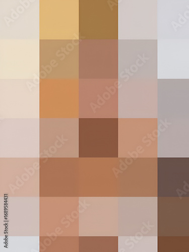 young happy and attractive black african American woman wrapped in towel applying makeup cosmetics using fingers putting base primer