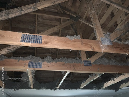Exposed rafters