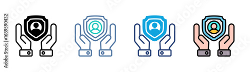 Retain Icon Set Multiple Style Collection
