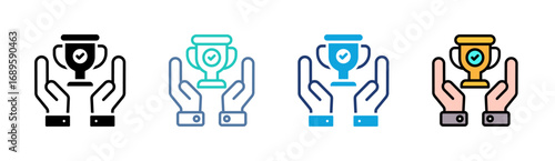 Successful Icon Set Multiple Style Collection