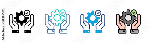 Expertise Icon Set Multiple Style Collection