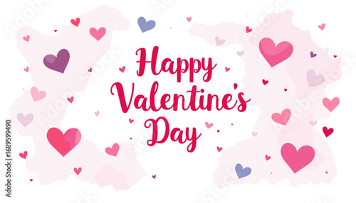 Cute Happy Valentine's day Special, Valentine day poster, cute cliparts, romantic cliparts ,valentine, card, holiday, romantic, celebration, happy, pattern,