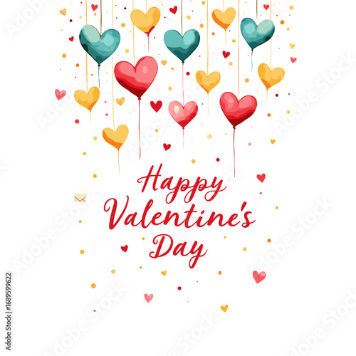 Cute Happy Valentine's day Special, Valentine day poster, cute cliparts, romantic cliparts ,valentine, card, holiday, romantic, celebration, happy, pattern,