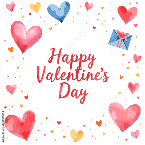 Cute Happy Valentine's day Special, Valentine day poster, cute cliparts, romantic cliparts ,valentine, card, holiday, romantic, celebration, happy, pattern,