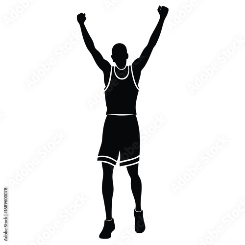 Basketball Player Celebrating Buzzer Beater