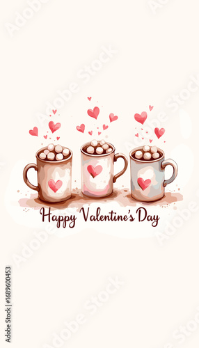Cute Happy Valentine's day Special, Valentine day poster, cute cliparts, romantic cliparts ,valentine, card, holiday, romantic, celebration, happy, pattern, 