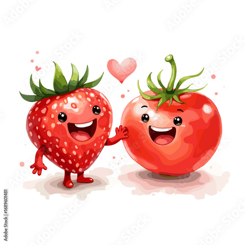 Cute Happy Valentine's day Special, Valentine day poster, cute cliparts, romantic cliparts , 