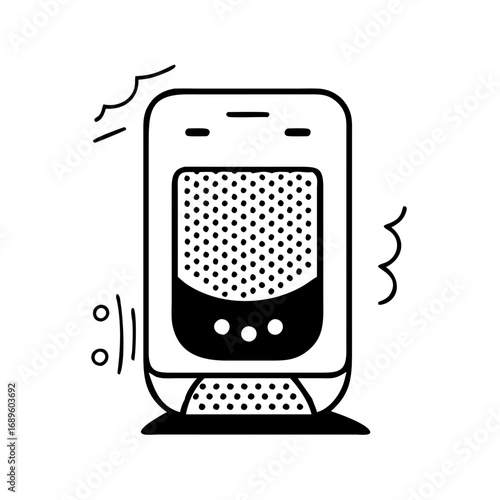 Vector art of air humidifier icon modern air humidifier for healthy life vector illustration of air humidifier