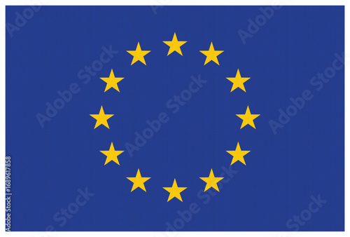 European Union flag design illustration