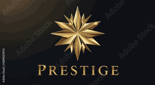 Luxury Golden Crown Logo for Premium Brand or Hotel Identity