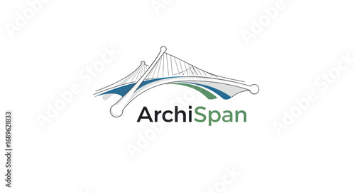 ArchiSpan logo featuring a stylized bridge design with blue and green accents, set against a white background.