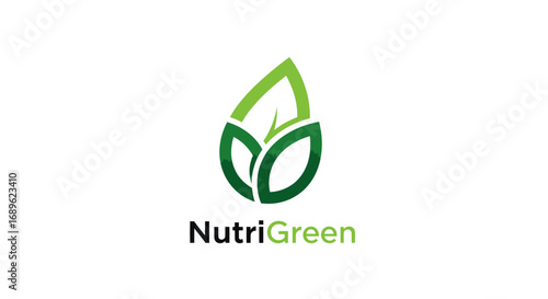 A green leaf logo with the text "NutriGreen" below, set against a white background, symbolizing nature and nutrition.