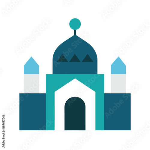 Geometric Minimal Mosque Structure Design  