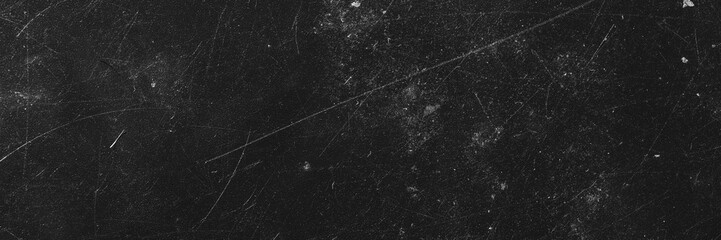 Black grunge abstract background with Copy space - Aged photo editor layer with dust dirt and scratches design
