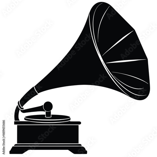 retro gramophone vinyl record